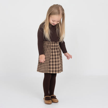 WINTER GINGHAM SKIRT