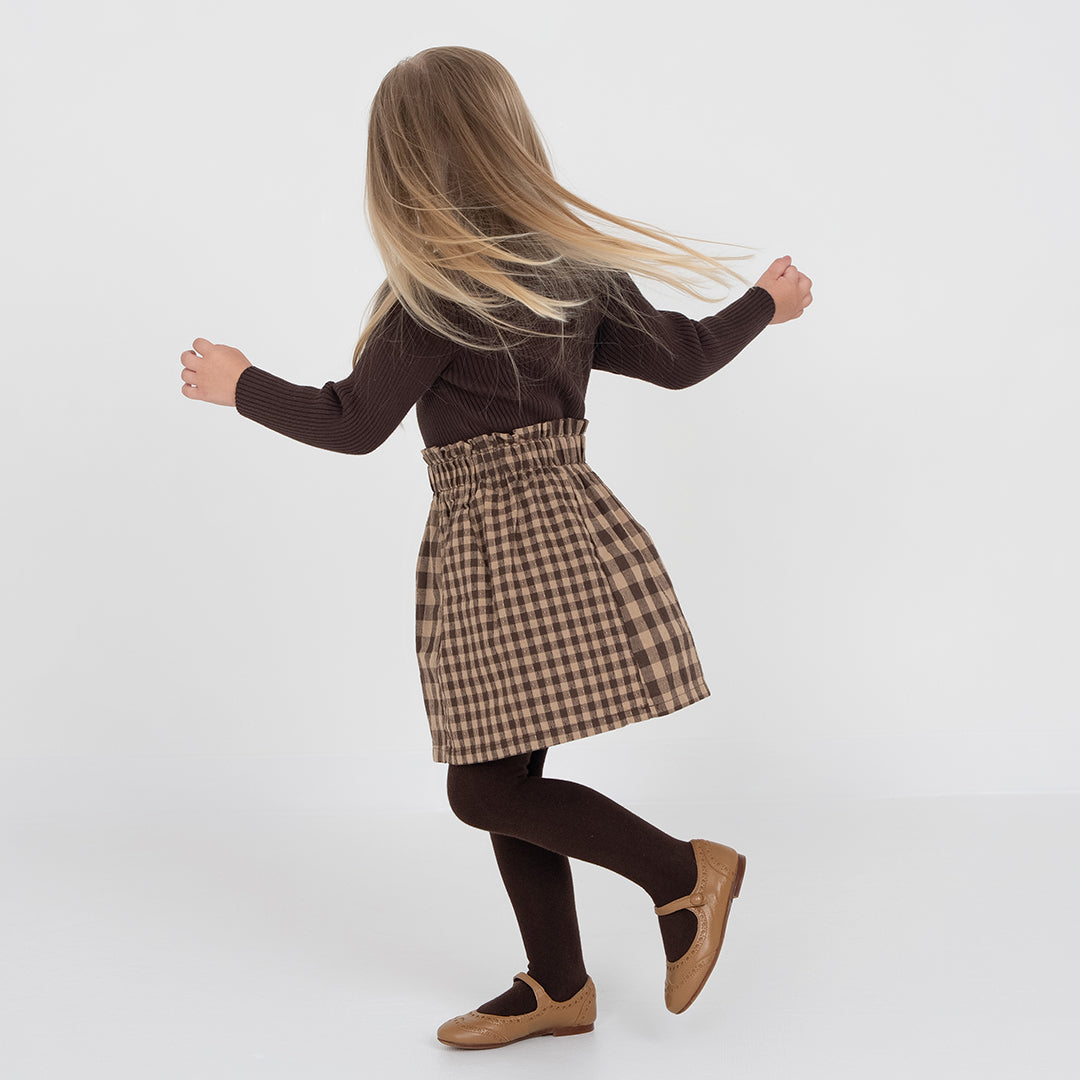 WINTER GINGHAM SKIRT