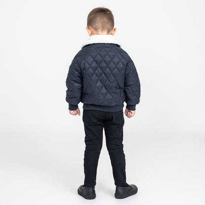QUILTED COLLAR JACKET