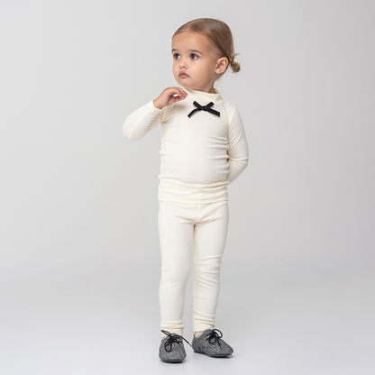 BOW MOCK NECK SET
