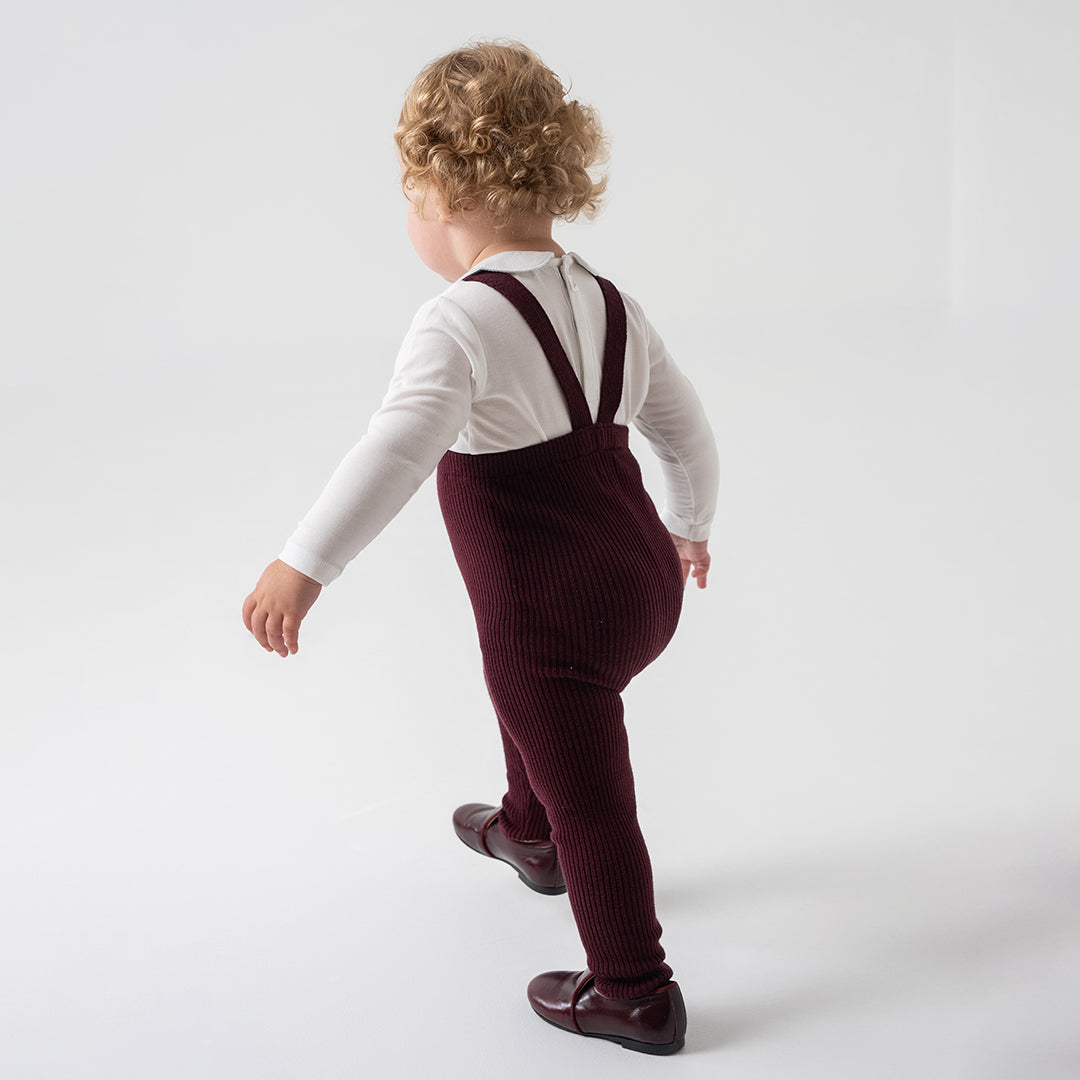 RIBBED KNIT OVERALL LEGGINGS
