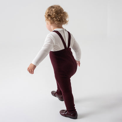 RIBBED KNIT OVERALL LEGGINGS