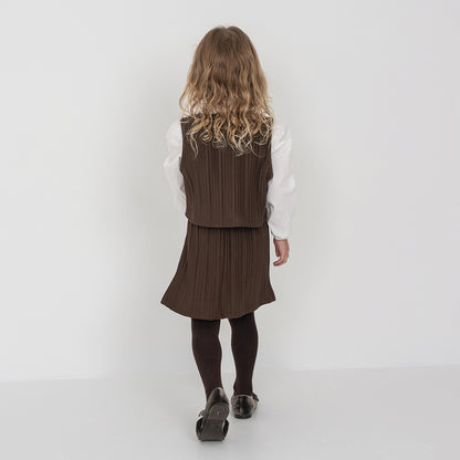 PLEATED VEST
