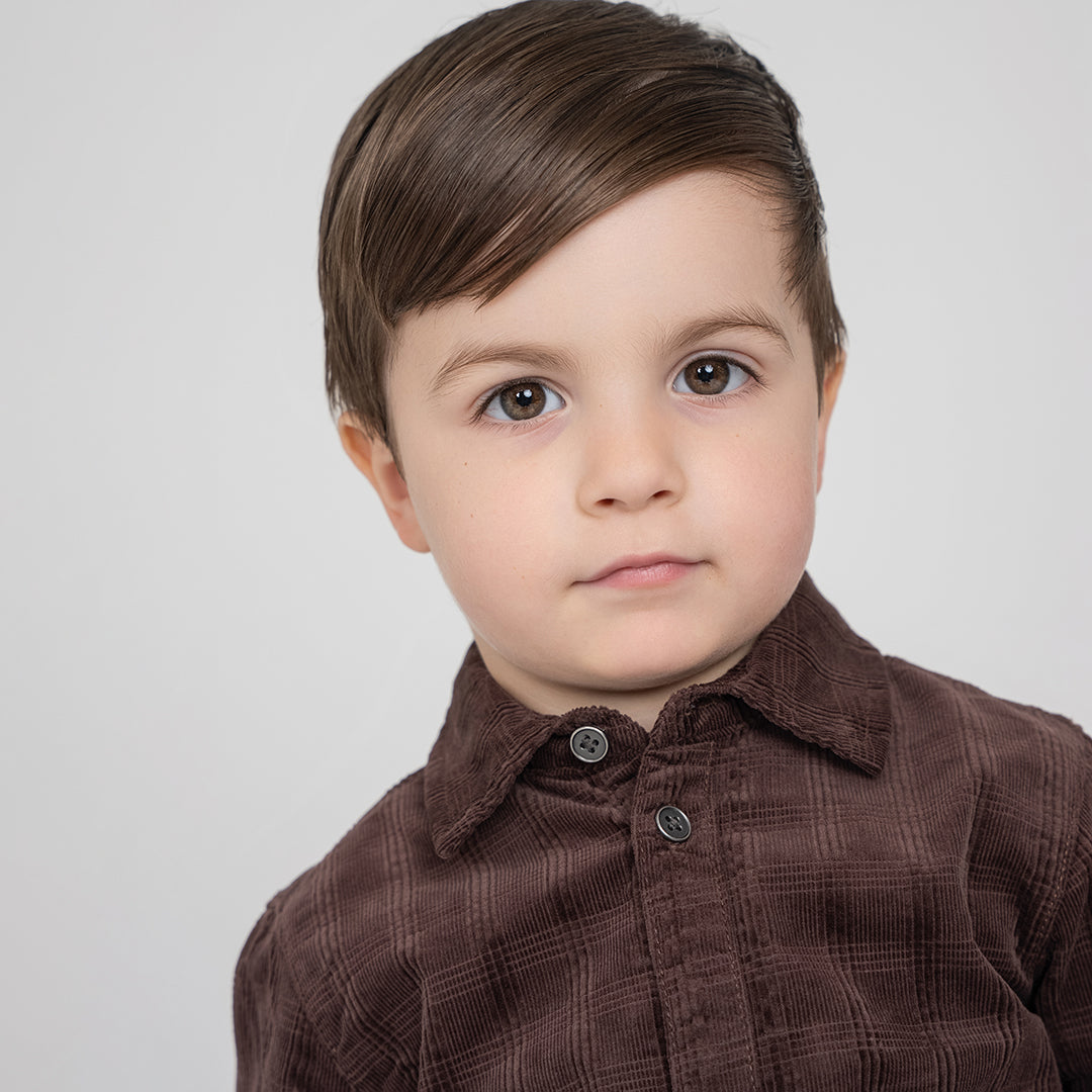 CORDUROY PLAID SHIRT