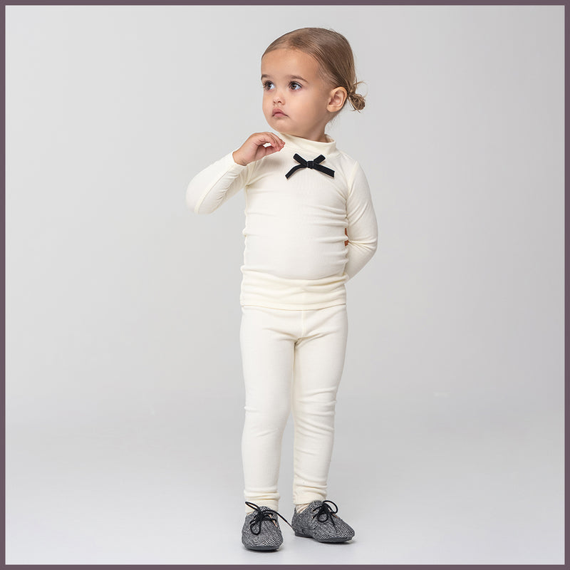 bow mock  neck set