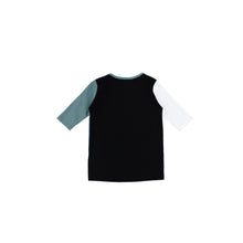 Load image into Gallery viewer, 3/4 SLEEVES COLORBLOCK TEE