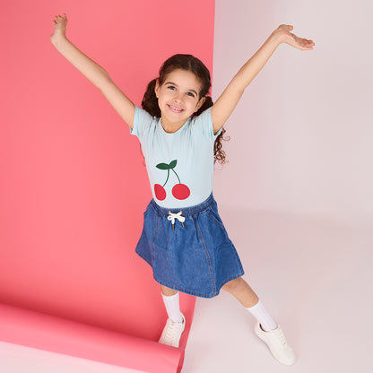 SHORT SLEEVES CHERRY TSHIRT