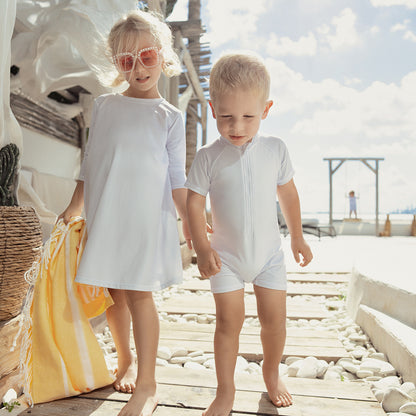 COASTAL STRIPE COVER UP