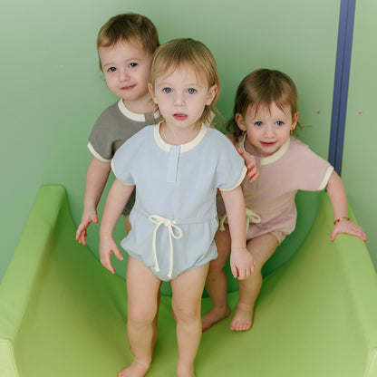 CONTRAST TRIM ROMPER