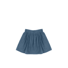 Load image into Gallery viewer, DENIM BUTTON PLEATED SKIRT
