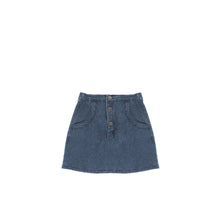 Load image into Gallery viewer, DENIM BUTTON SKIRT
