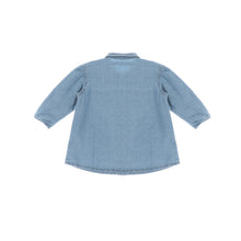 Load image into Gallery viewer, 3/4 SLEEVES DENIM STITCHED BLOUSE