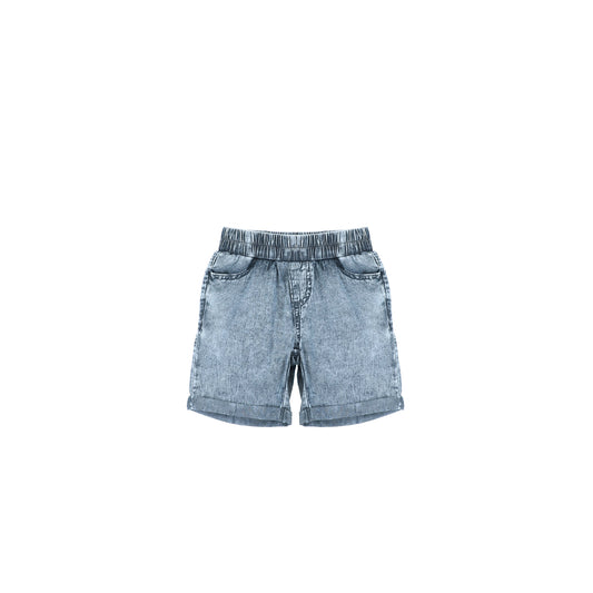 DENIM POCKET SHORTS