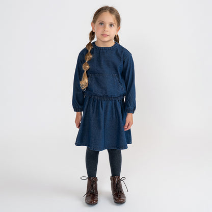 DENIM CIRCLE SKIRT