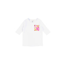 Load image into Gallery viewer, 3/4 SLEEVES FLORAL POCKET TEE