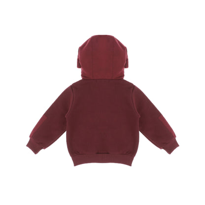 FUR LINED SWEATSHIRT