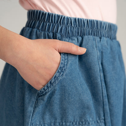 POCKET SEAM MAXI SKIRT