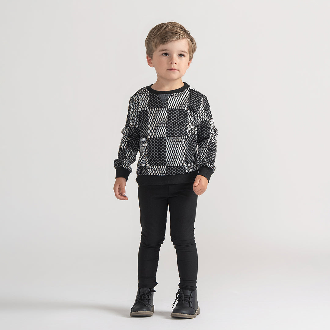 GEOMETRIC SWEATSHIRT