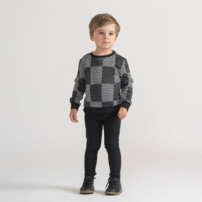 GEOMETRIC SWEATSHIRT