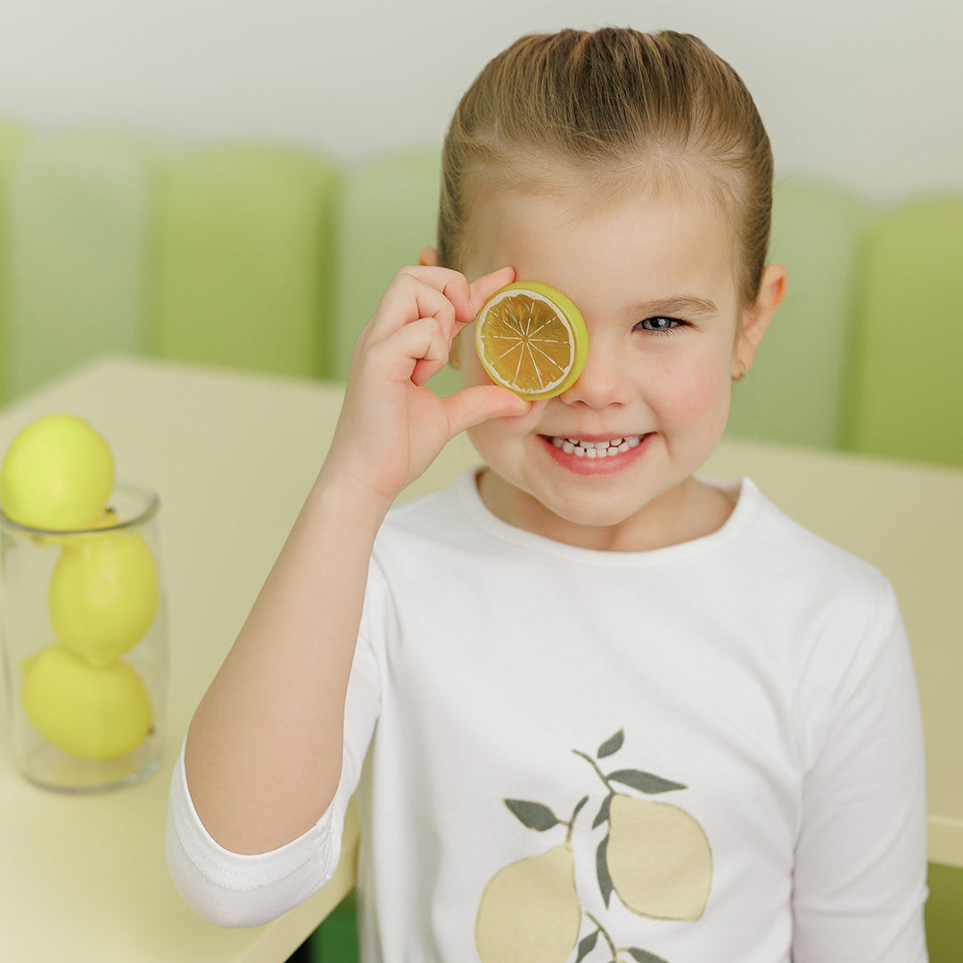 3/4 SLEEVES LEMON TSHIRT