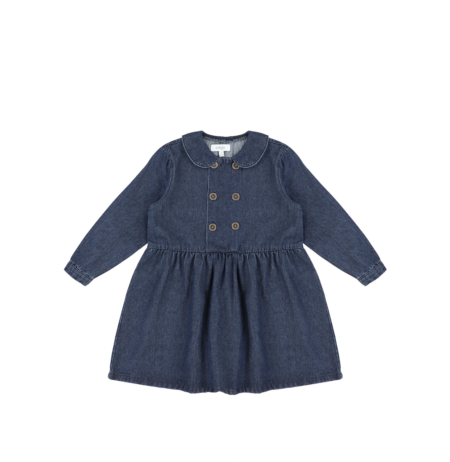 DENIM DOUBLE BREASTED DRESS