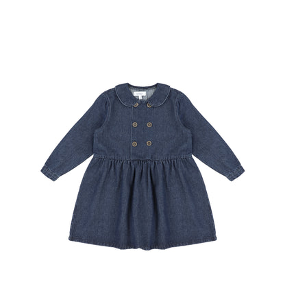 DENIM DOUBLE BREASTED DRESS