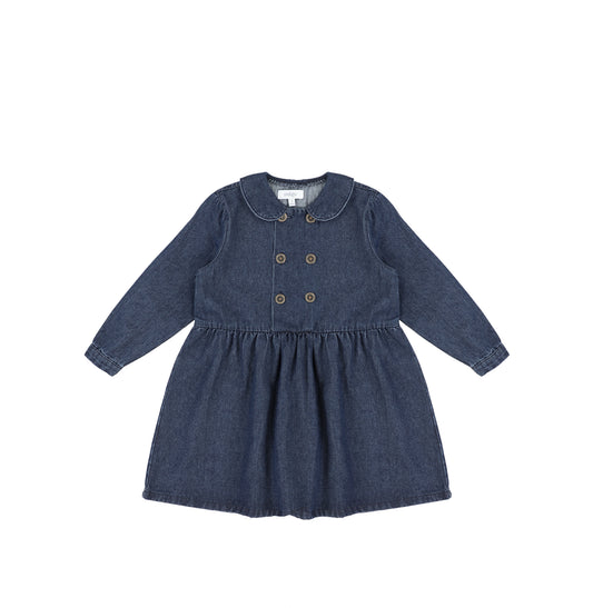 DENIM DOUBLE BREASTED DRESS