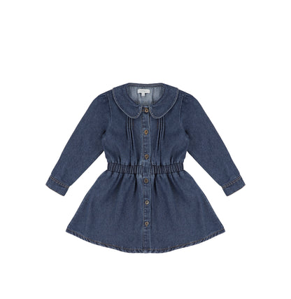 DENIM BUTTON DOWN DRESS