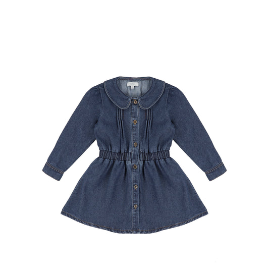 DENIM BUTTON DOWN DRESS