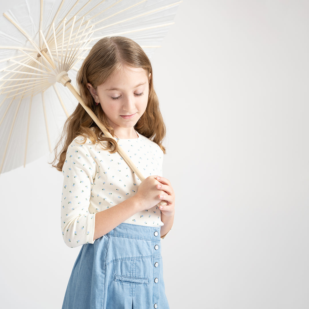 TENCEL PLEATED MAXI SKIRT