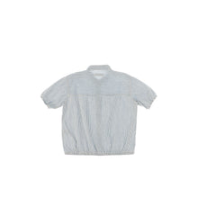 Load image into Gallery viewer, SHORT SLEEVES PINSTRIPE BLOUSE