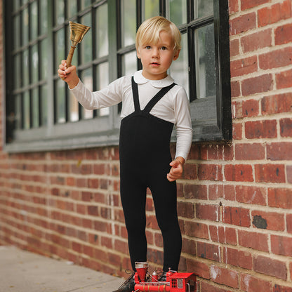 RIBBED KNIT OVERALL LEGGINGS