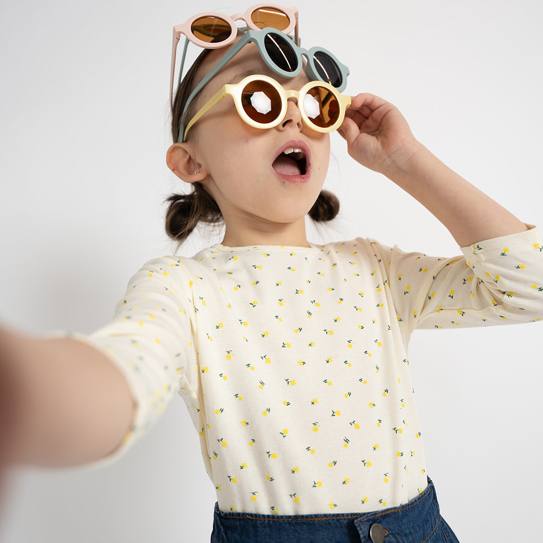 3/4 SLEEVES PETITE FLORAL TSHIRT