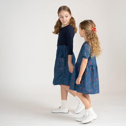 RASPBERRY POCKET SKIRT