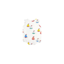 Load image into Gallery viewer, SAILBOAT PRINTED ROMPER