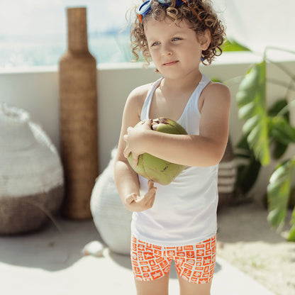 SEA SQUARE BABY SWIM SHORTS