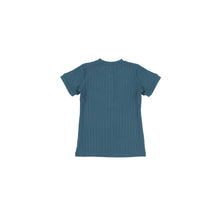 Load image into Gallery viewer, SHORT SLEEVES TRIPLE RIBBED HENLEY