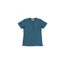 Load image into Gallery viewer, SHORT SLEEVES TRIPLE RIBBED HENLEY
