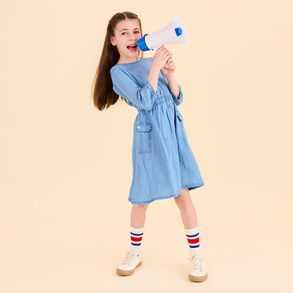 3/4 SLEEVES TENCEL POCKET DRESS