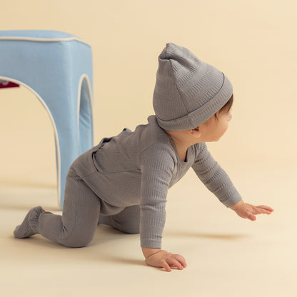 TEXTURED FOLD OVER HAT