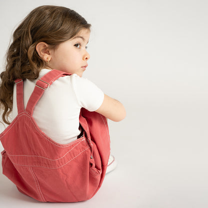 TWILL PINAFORE JUMPER