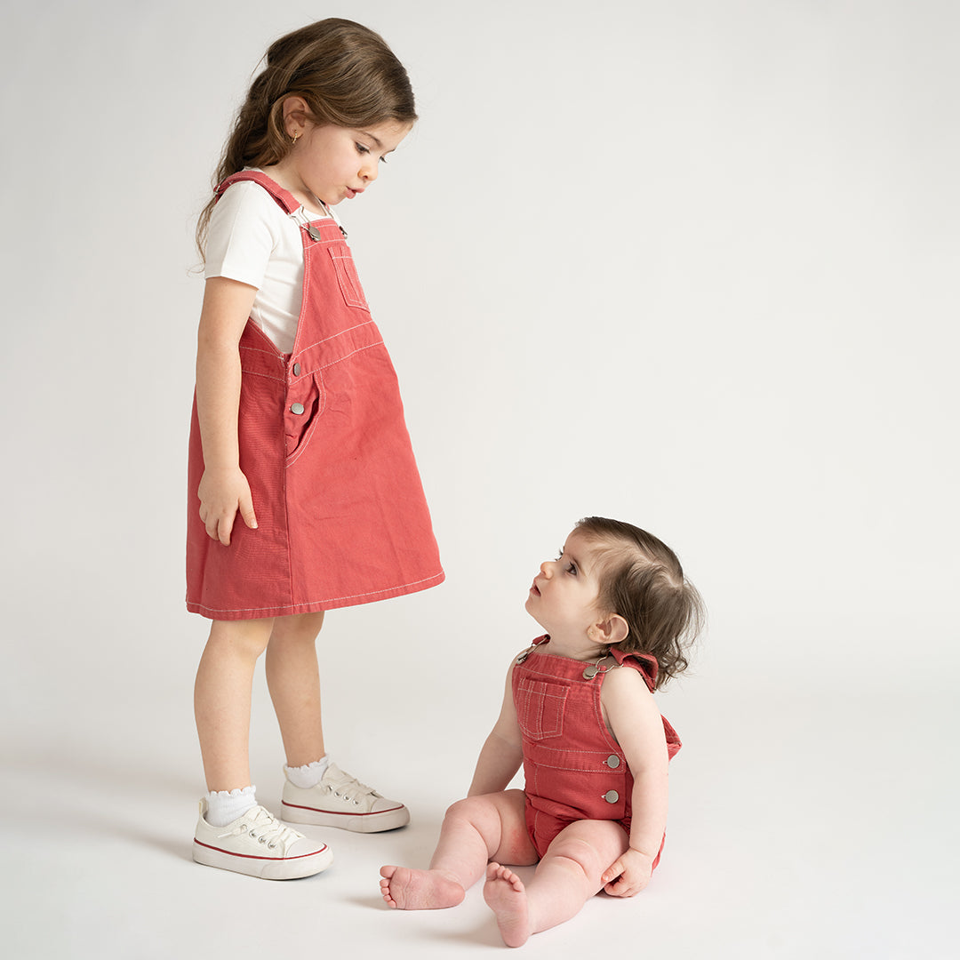 TWILL PINAFORE JUMPER