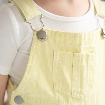 TWILL PINAFORE ROMPER