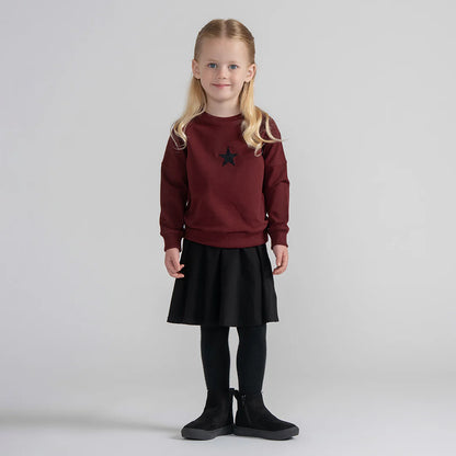 EMBROIDERED STAR SWEATSHIRT