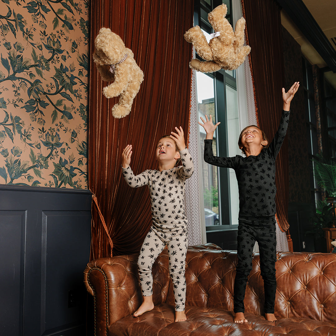 VELOUR SPLATTER PAJAMAS