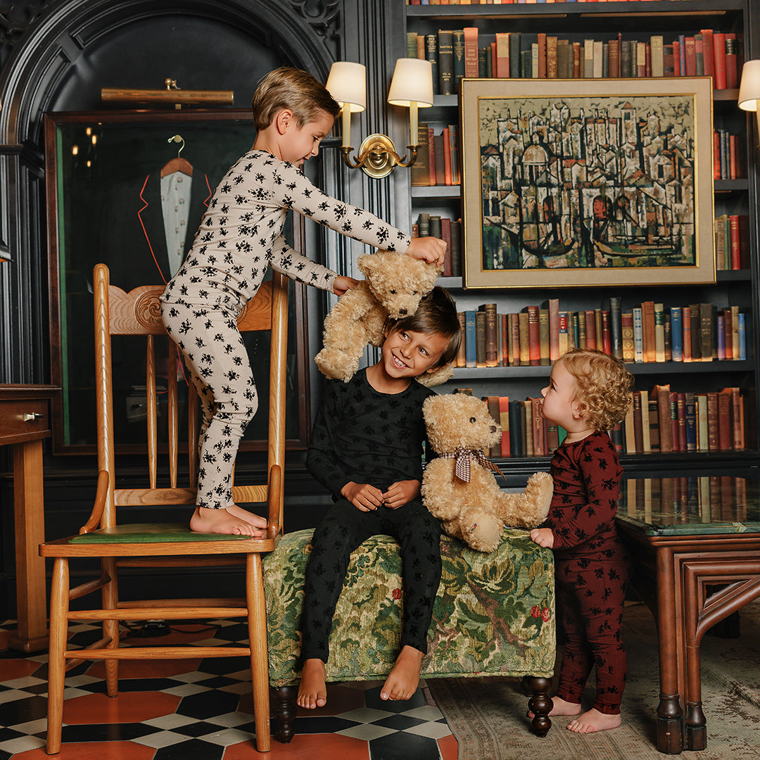 VELOUR SPLATTER PAJAMAS
