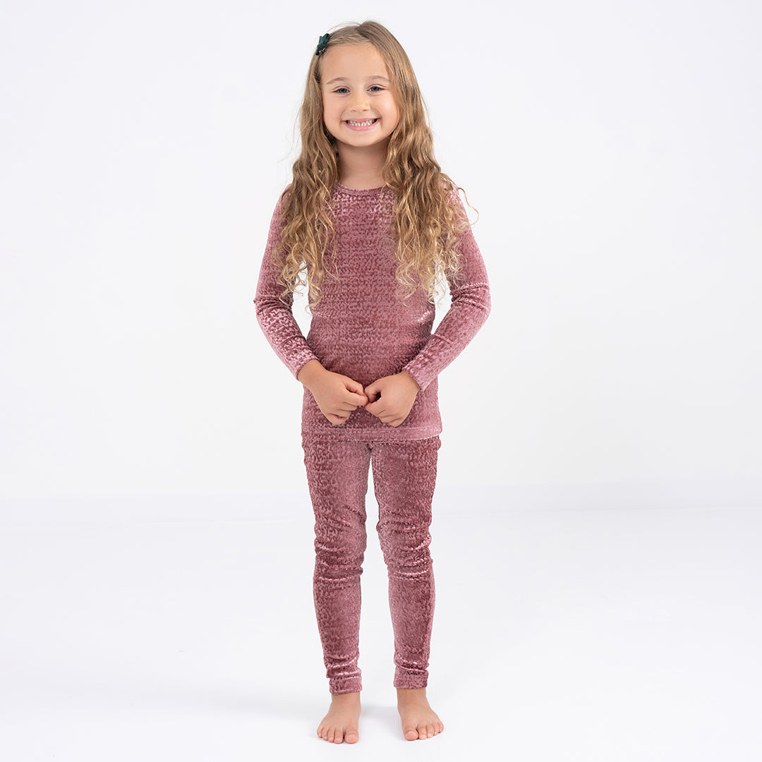 VELOUR LEOPARD PAJAMAS