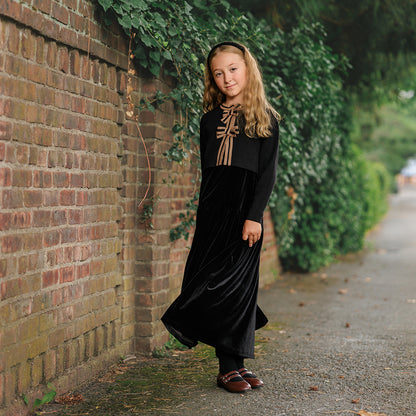 VELOUR SEAM MAXI