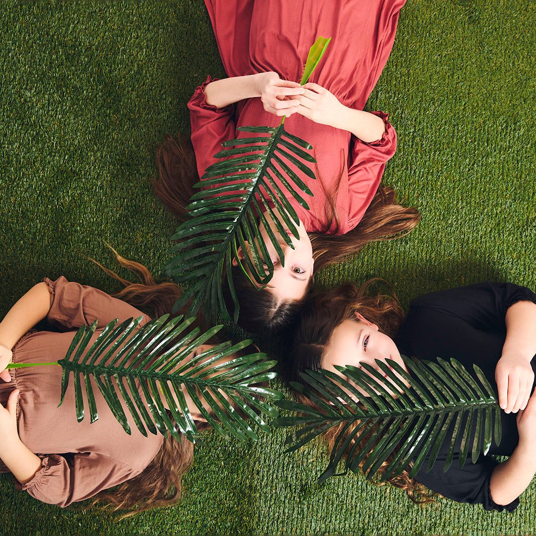 3/4 SLEEVES VNECK MAXI DRESS