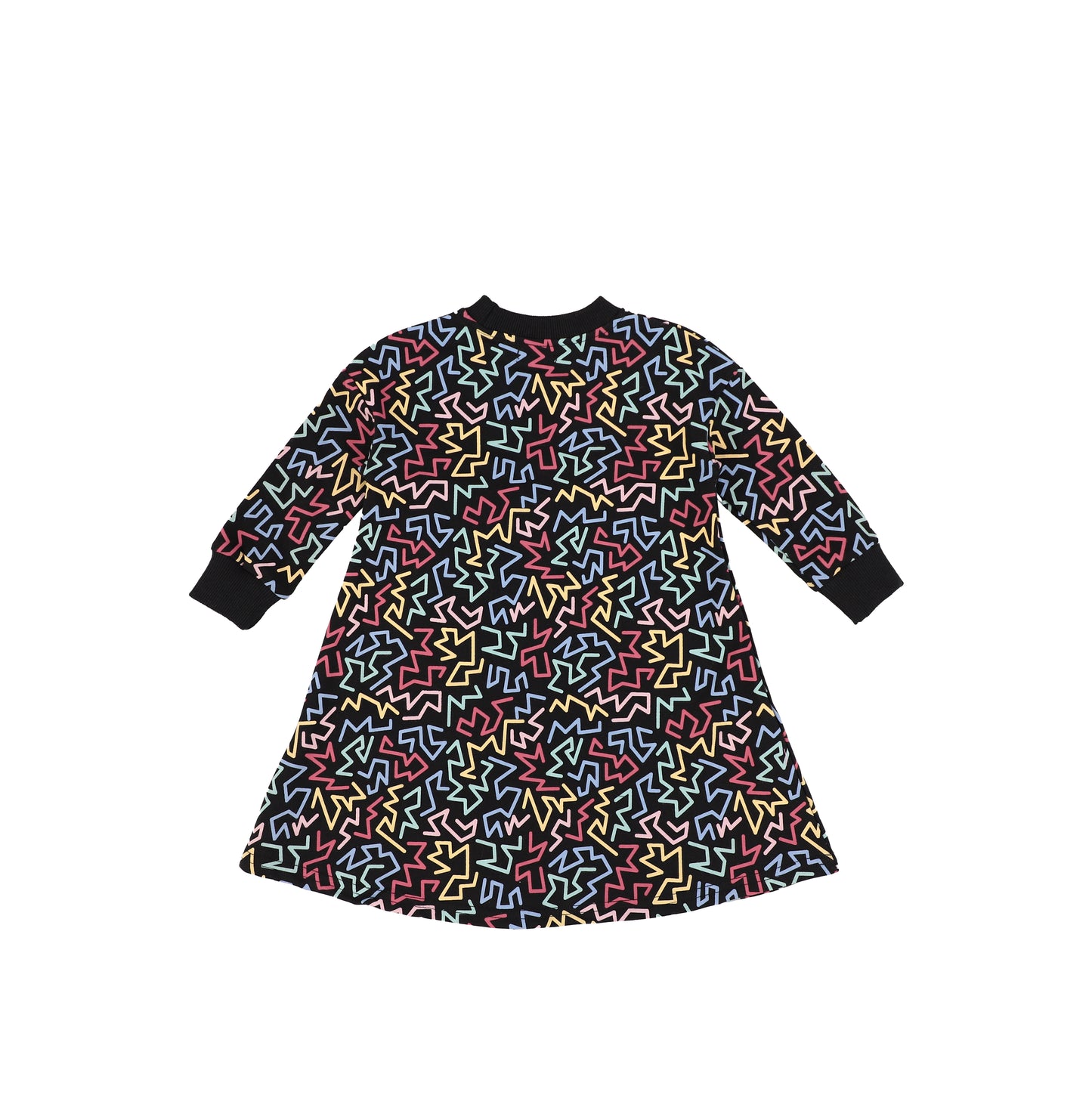 ABSTRACT PRINT DRESS